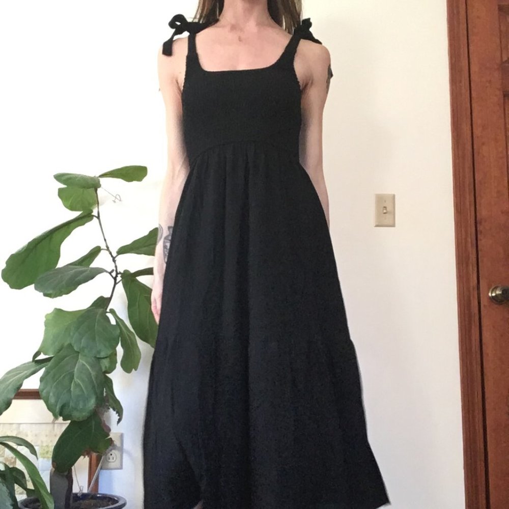 Linen Midi Dress - Picture 6 of 13